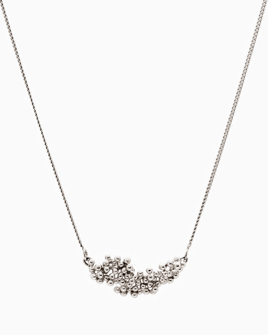 Silver Kaviar Necklace