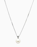 Silver Summer Kaviar necklace with pearl