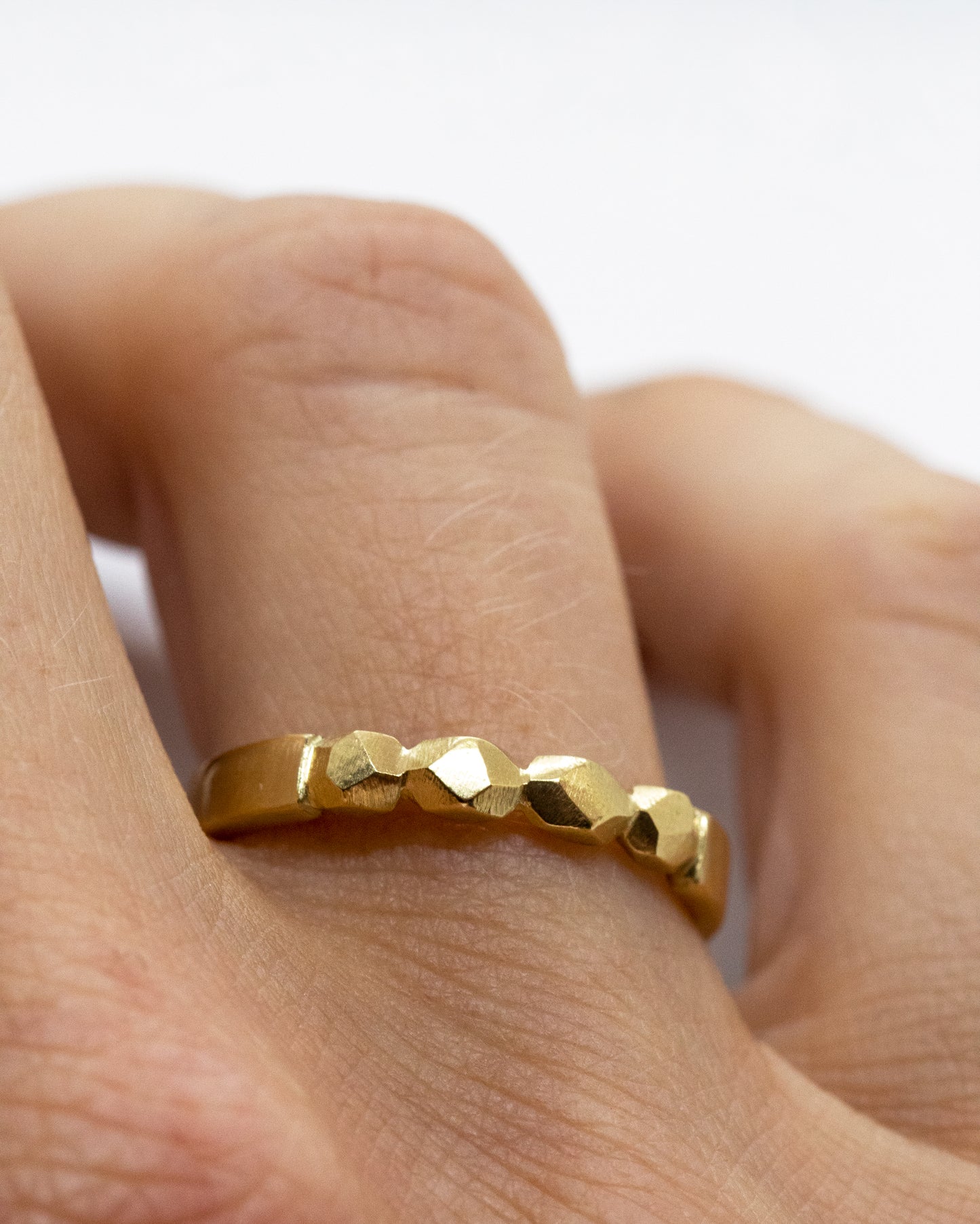 18k fairmined gouden Refined ring